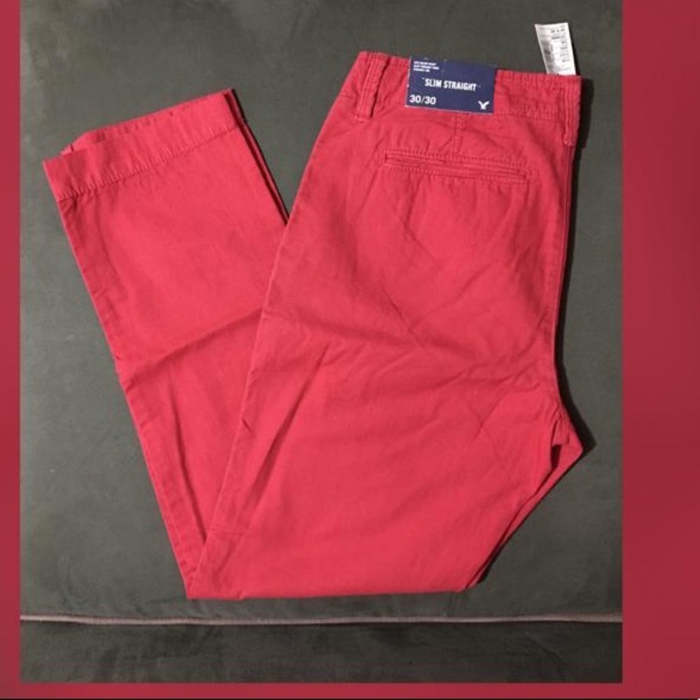 Men’s America Eagles Red Pants